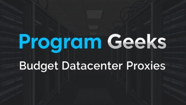 budget datacenter proxies programgeeks