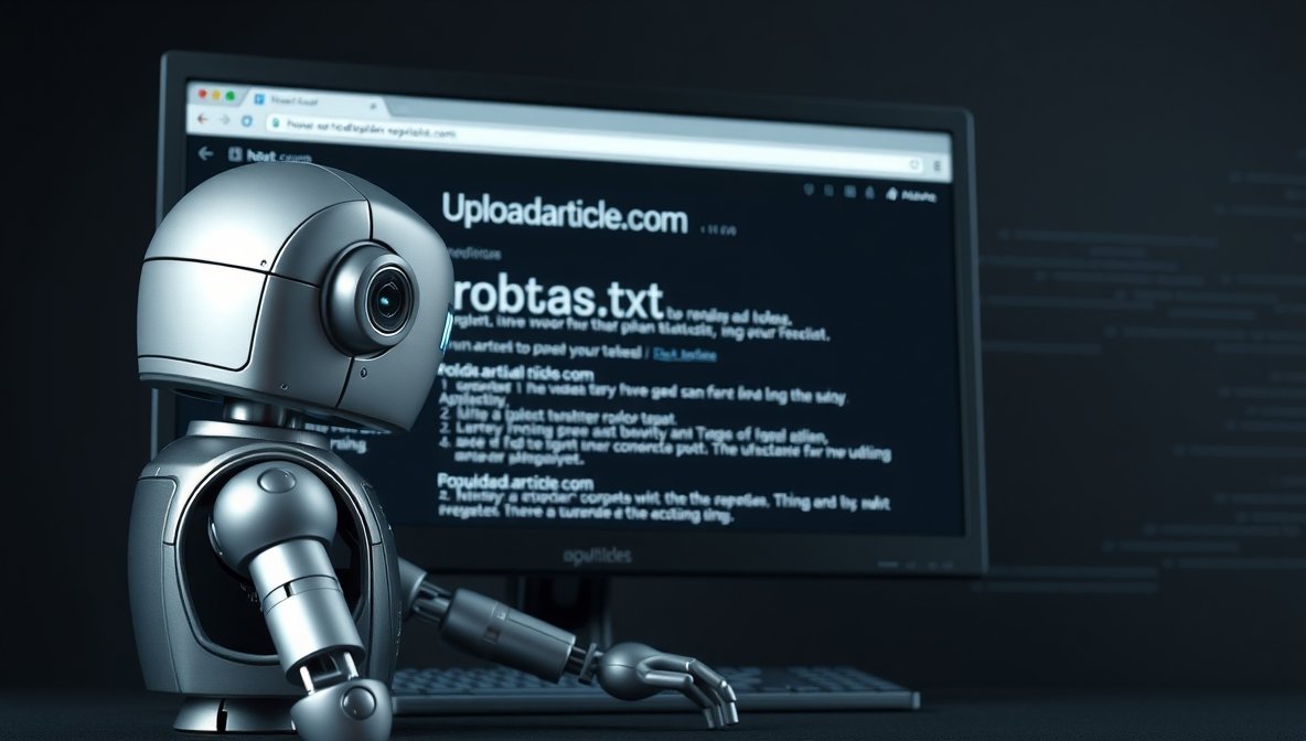 robots.txt files uploadarticle.com – Complete Guide to Managing Your Website Robots