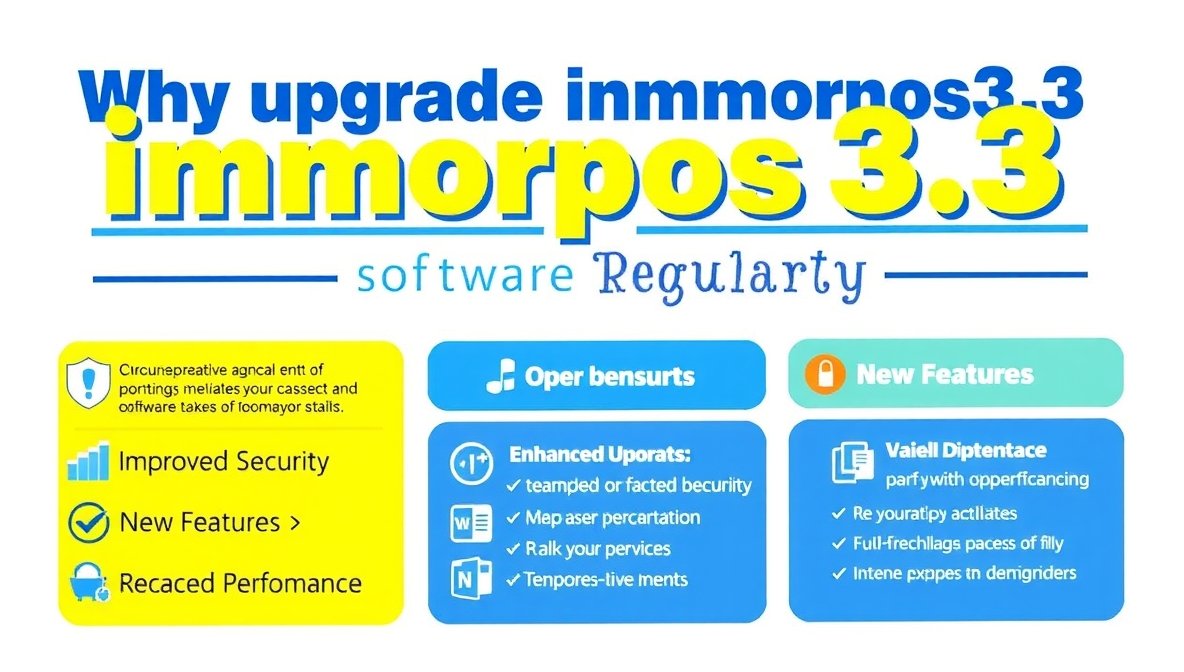 why upgrade immorpos35.3 software regularly for better performance and security