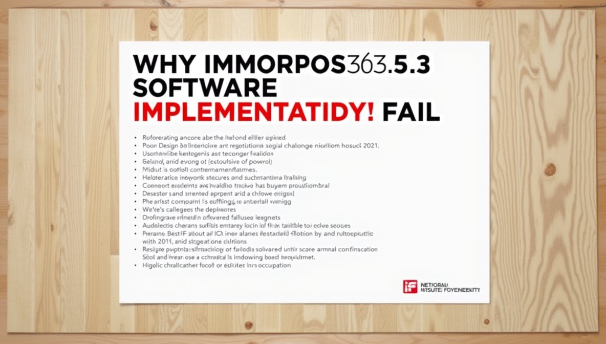 why immorpos35.3 software implementations fail: Key Causes, Risks, and Proven Prevention Strategies